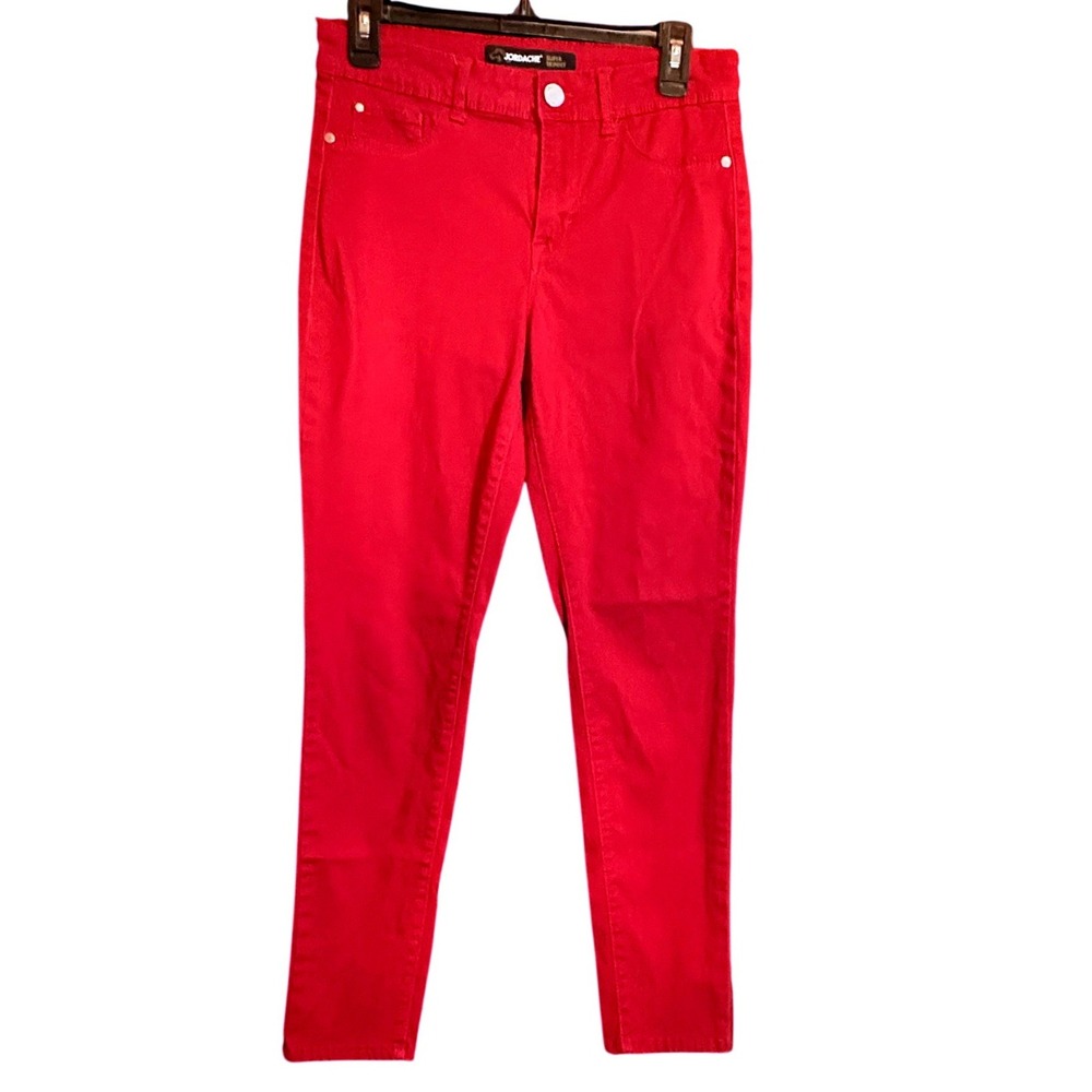Jordache Super Skinny Jeans Women's 10 Rust Good Stretch Mid Rise Preppy